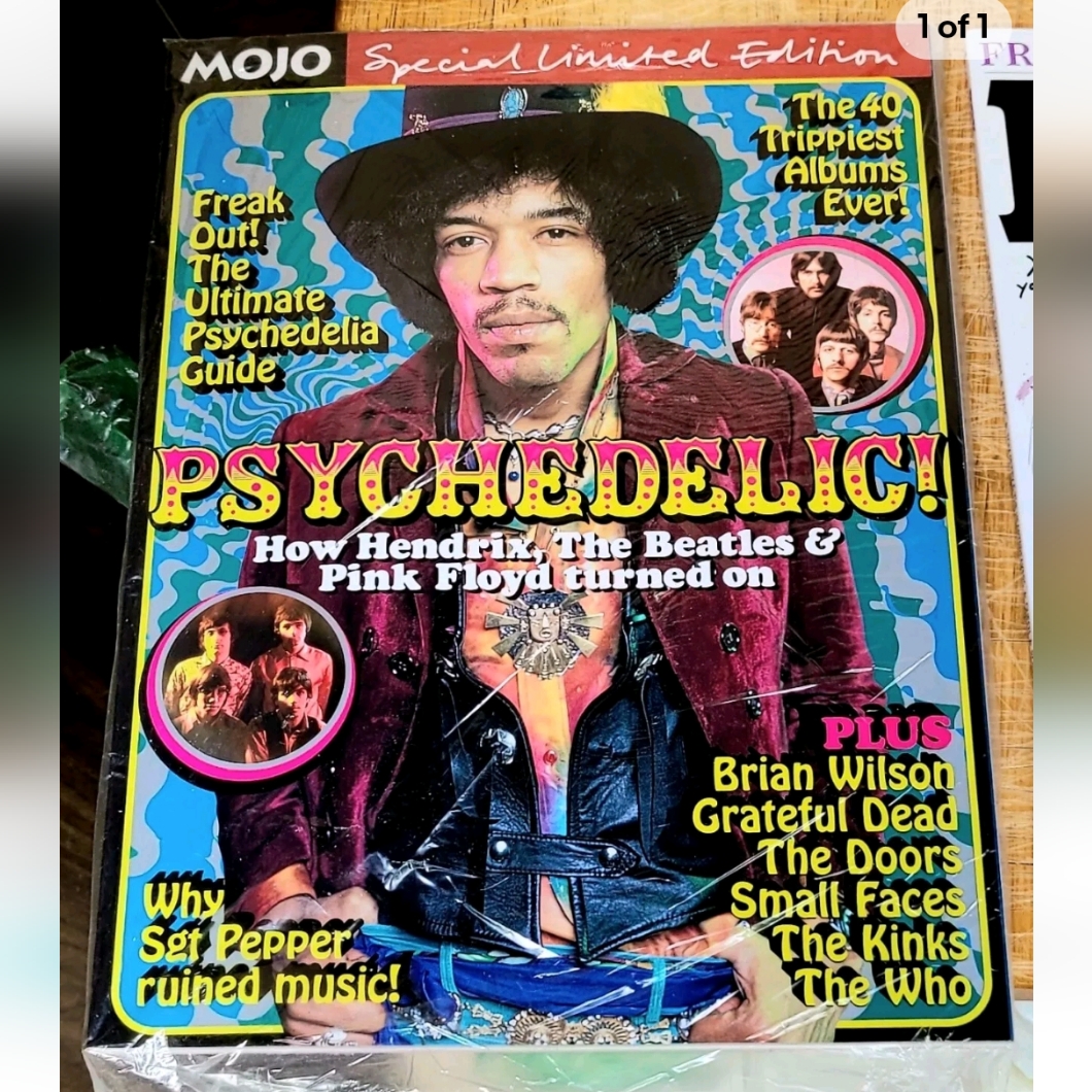 Jimi Hendrix Beatles Pink Floyd Mojo Magazine Psychedelic Brand New 2005